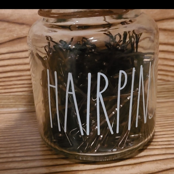 Rae Dunn Hair Pins Jar - Picture 4 of 4